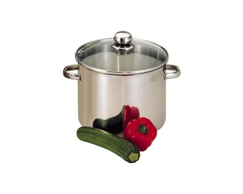 Baumalu 342653 Catering Stock Pot with Lid 11 L Diameter 26 cm Stainless Steel Silver