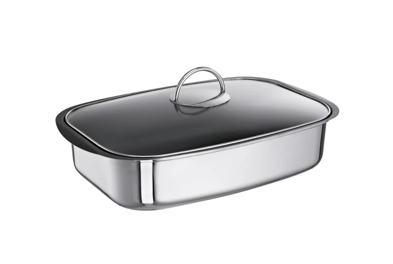 Schulte-Ufer Easy 67049-36 All-Purpose Roasting Tin / 36 cm / 6 L/Induction/with Transparent Lid