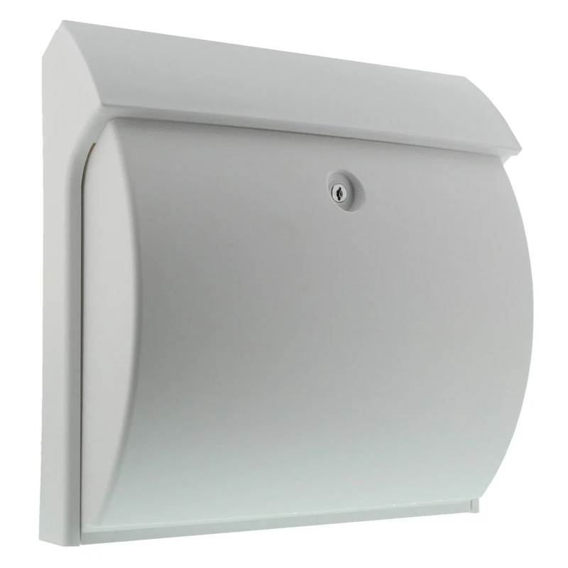 Burg-Wächter Classico 4931 W High-Quality Plastic Letterbox, White