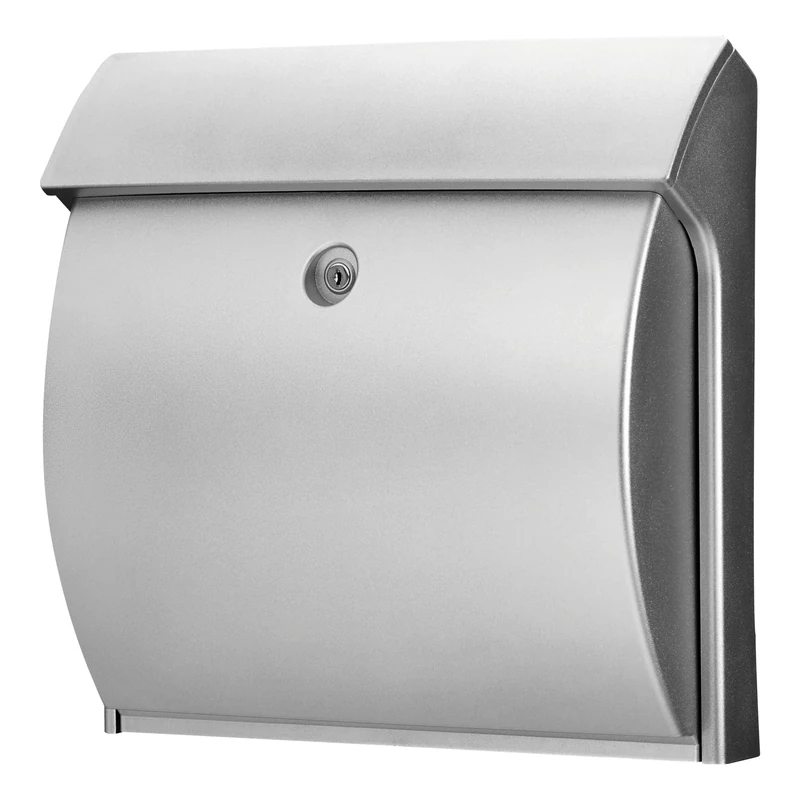 Burg-Wächter Classico 4932 Si High-Quality Plastic Letterbox, Silver