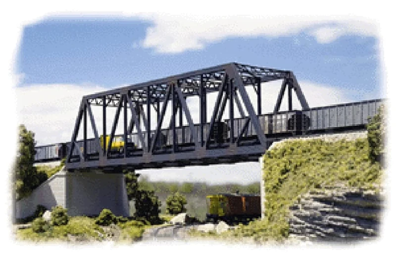 Cornerstone Walthers 933-3242 Box Bridge, 2-Track Model Kit, Multiple, 10 x 2-3/4 25 x 6.8 x 6.8 cm