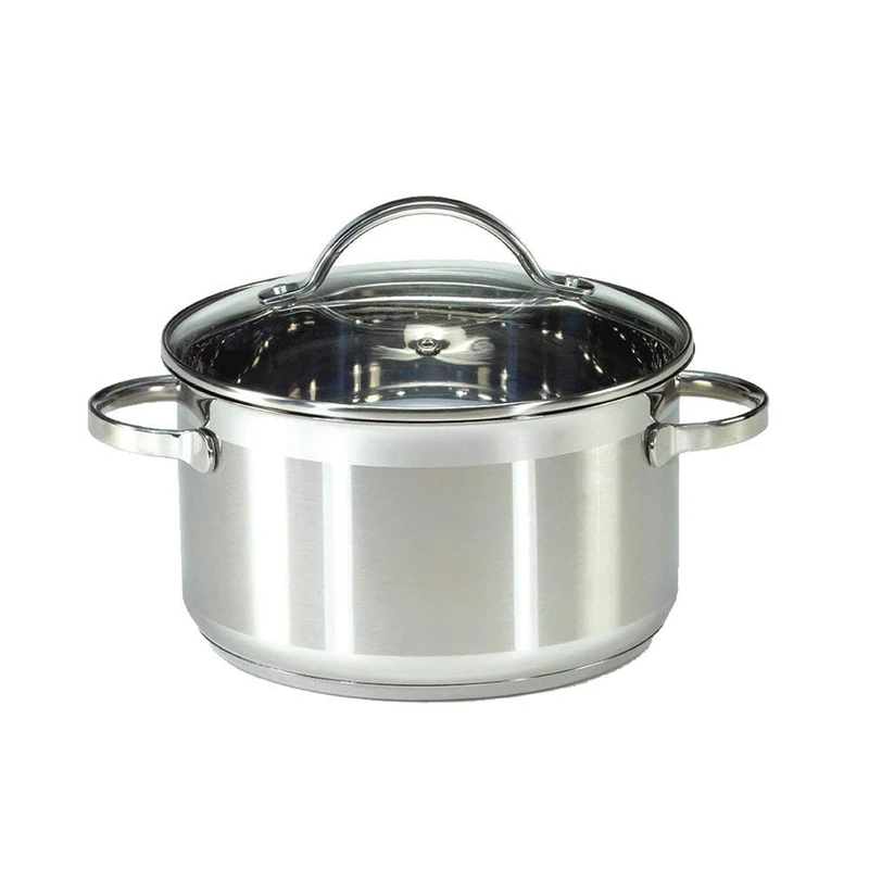 KRUGER Ohio 20cm Stainless Steel Stockpot - 3L Meat Pot