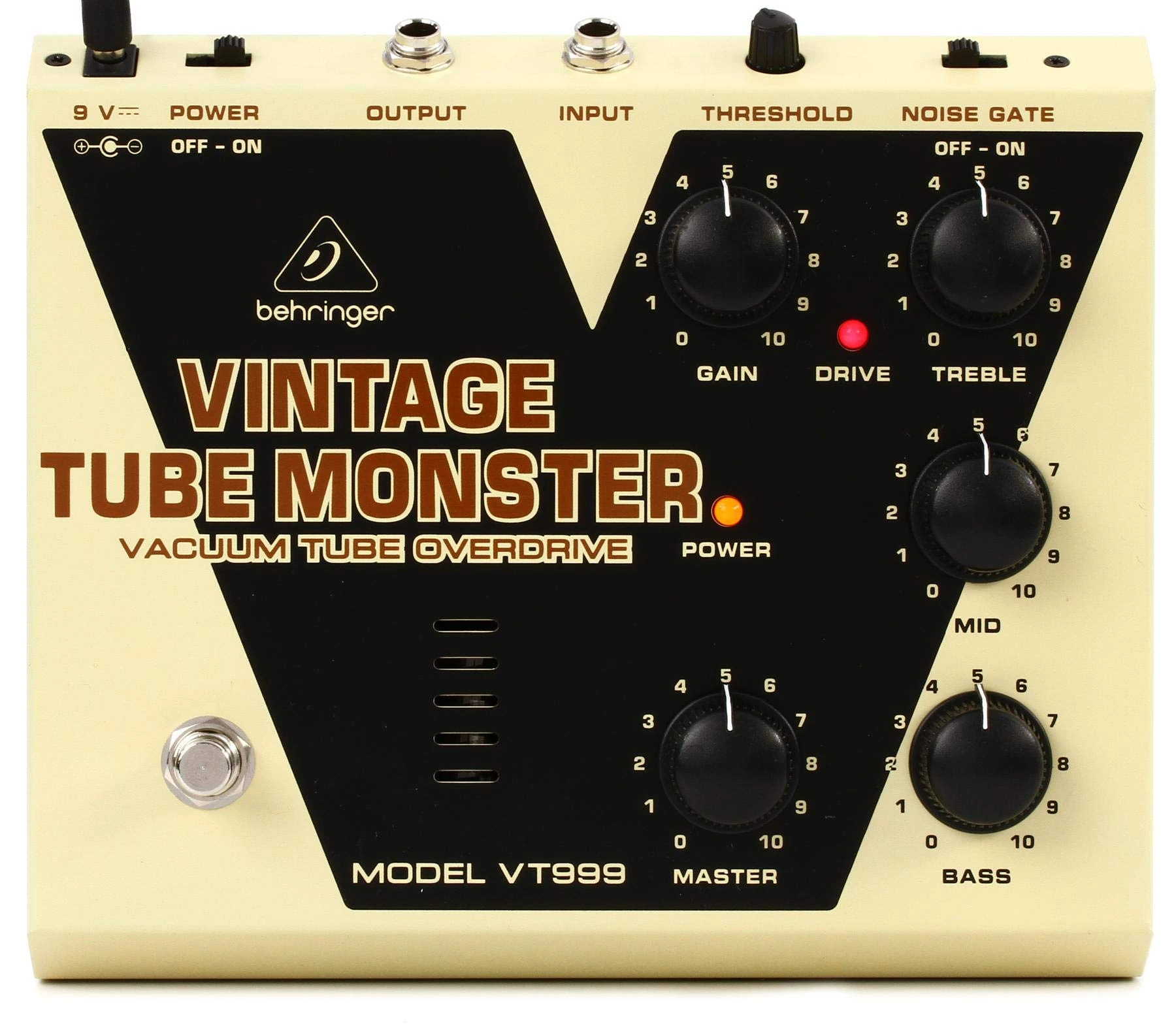 Behringer VINTAGE TUBE MONSTER VT999 Classic Vacuum Tube Overdrive