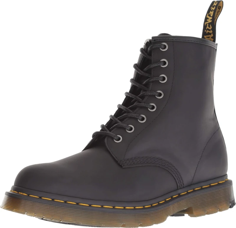 Dr. Martens 1460 Originals Eight-Eye Boot - Black Leather, 7 UK