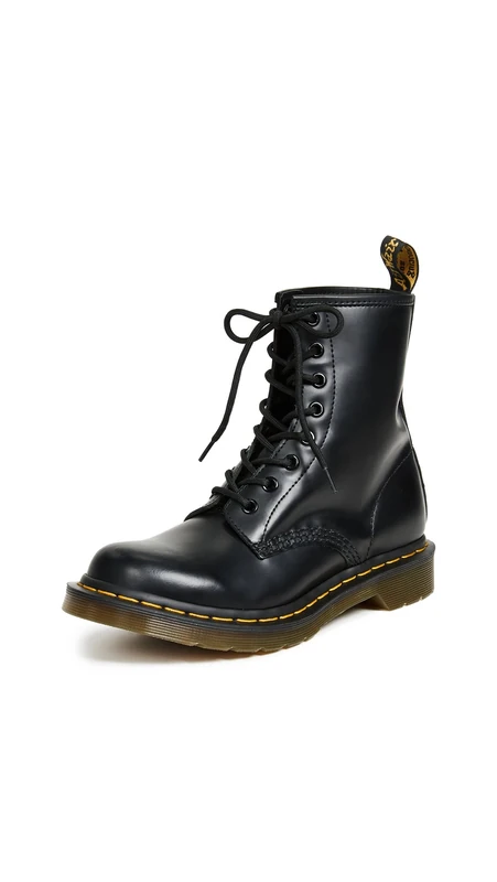 Dr. Martens 1460 Originals Eight-Eye Lace-Up Boot,Black Smooth Leather,6 UK / 7 M US Mens / 8 M US Womens
