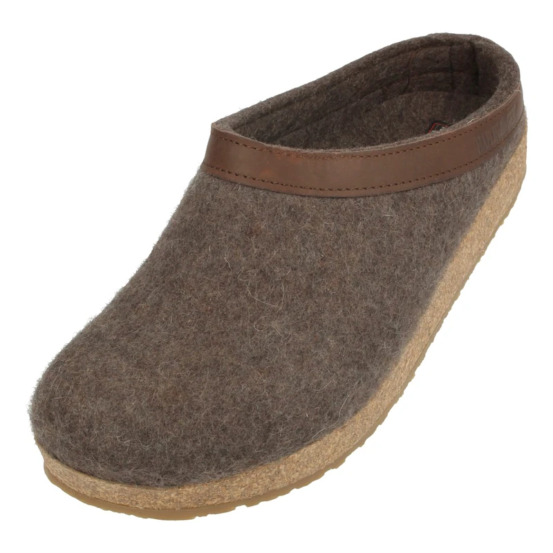 Haflinger GZL Clog,Smokey Brown,44 EU/Women's 13 M US/Men's 11 M US - Image 1