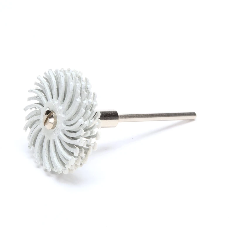 Scotch-Brite(TM) Radial Bristle Disc Thin Bristle, 35000 rpm, 1 Diameter, 120 Grit, White (Pack of 24)
