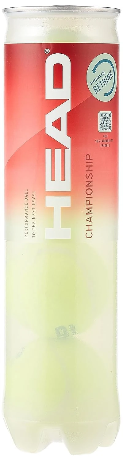 HEAD Championship 4 ball Tennis Balls Yellow