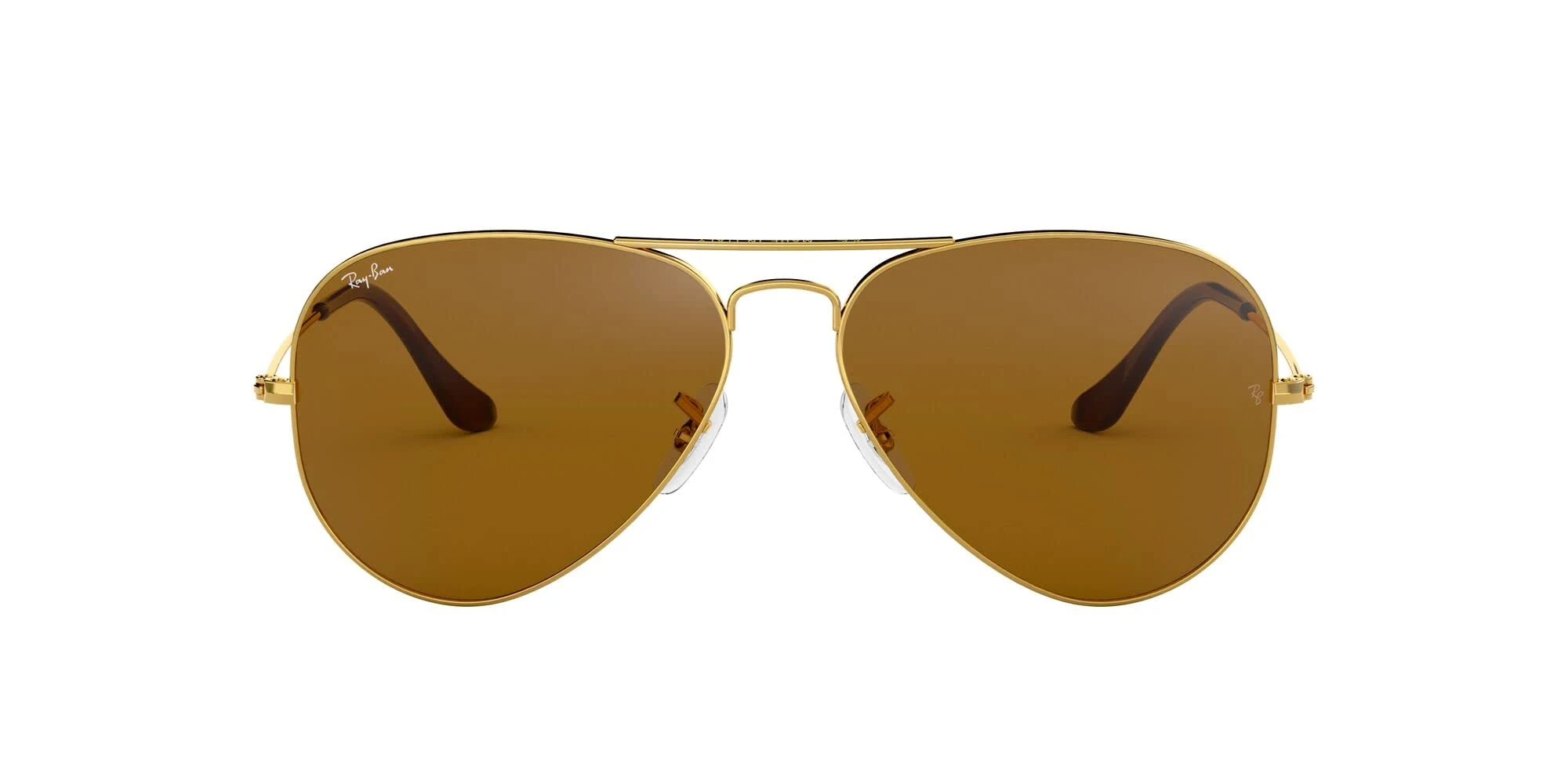 Ray-Ban Men's Aviator Large Metal Aviator Sunglasses, Gold (gold 001/33, Gläser: Crystal Brown)