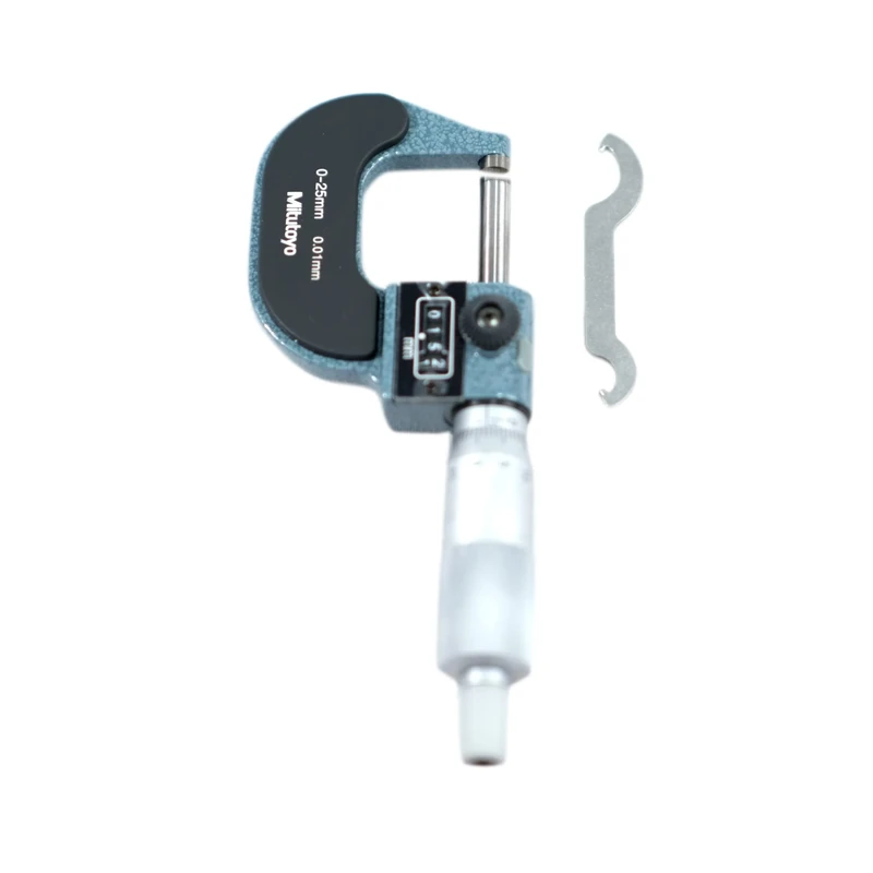 Mitutoyo 193-101 Digital Outside Micrometre with Mechanical Counter, 0 mm-25 mm Range