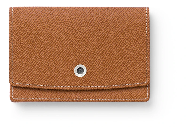 Graf von Faber-Castell Epsom Cognac 118884 Business Card Holder Calf Leather