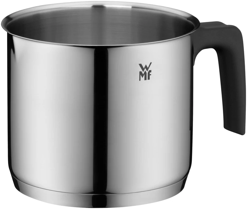 WMF 794769990 milk pot Ø 14 cm approx. 1,7l pouring rim Cromargan stainless steel brushed suitable for all stove tops including induction dishwasher-safe, Silver - Image 1