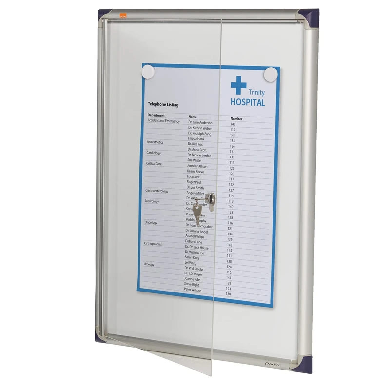 Nobo Extra Flat Glazed Case Magnetic (4 x A4)