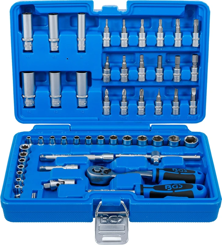BGS 2147 | Socket Set | 6.3 mm (1/4") Drive | 53 pcs.