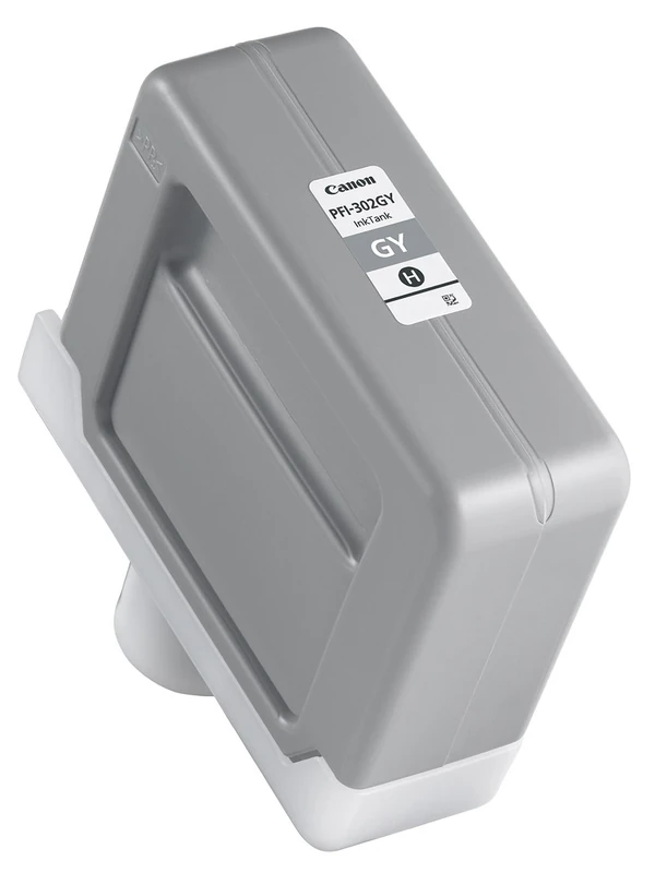 Canon PFI 302 GY - Ink tank - 1 x pigmented grey