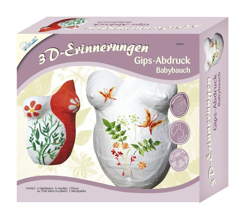 Mammut 129007 KSE7 - 3D-Erinnerungen Gips-Abdruck Babybauch - Image 1