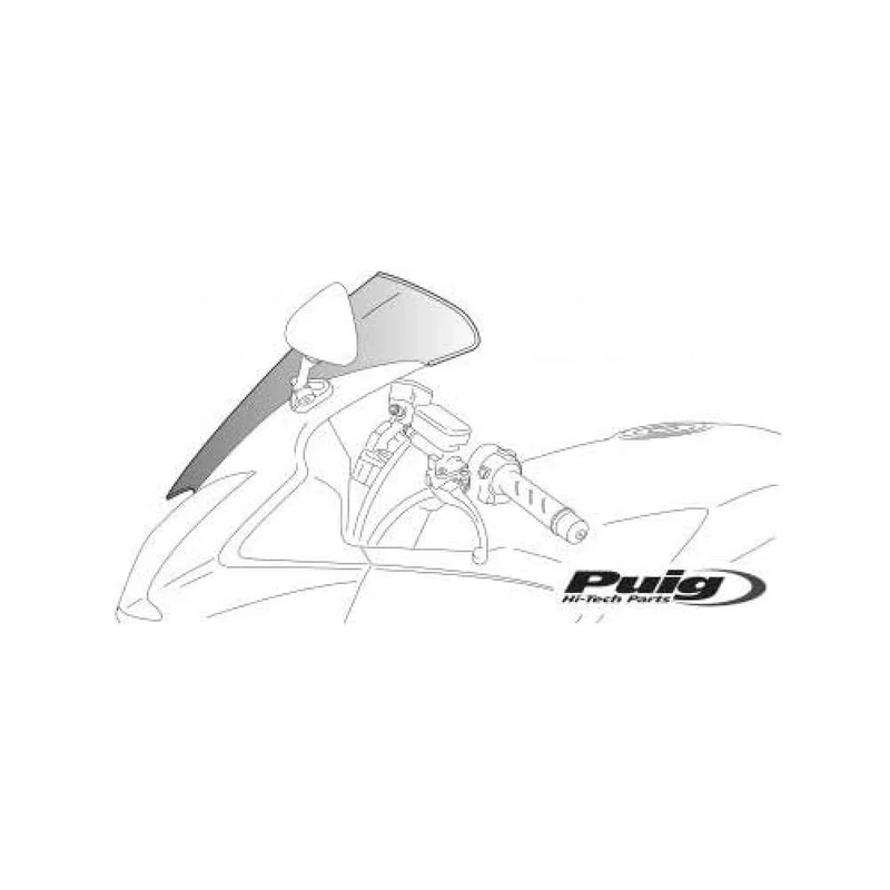 Puig 4362 W Dome Standard Suzuki GSX-R1000 07-08, clear/clear