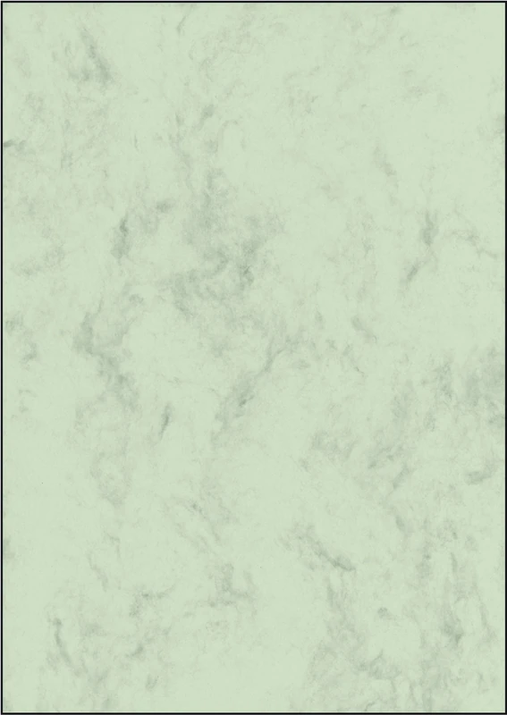Sigel DP552 Marbled Writing Paper - Green A4 200 gsm 50 Sheets