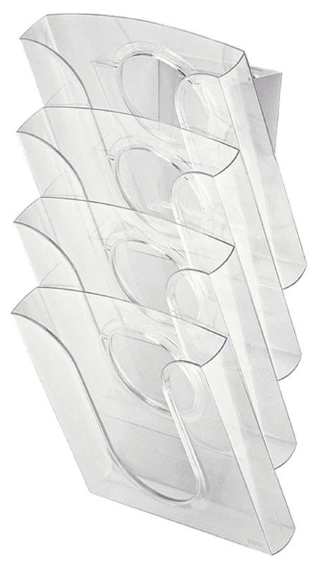 Leitz 54000002 Presentation Set of Document Holders A4 Polystyrene Transparent