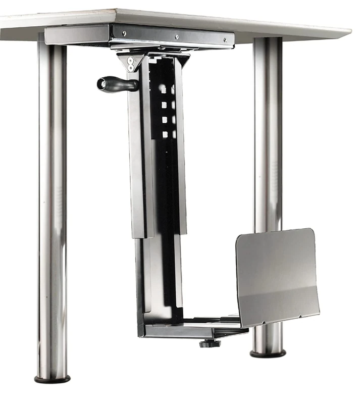 ROLINE PC support for the desk | Stable • flexible • rotatable Computer holder in silver Up to 30 Kg