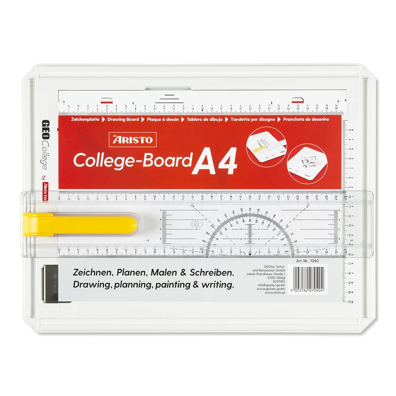 Aristo GEOCollege College Drawing Board A4 Plastic White - Image 1