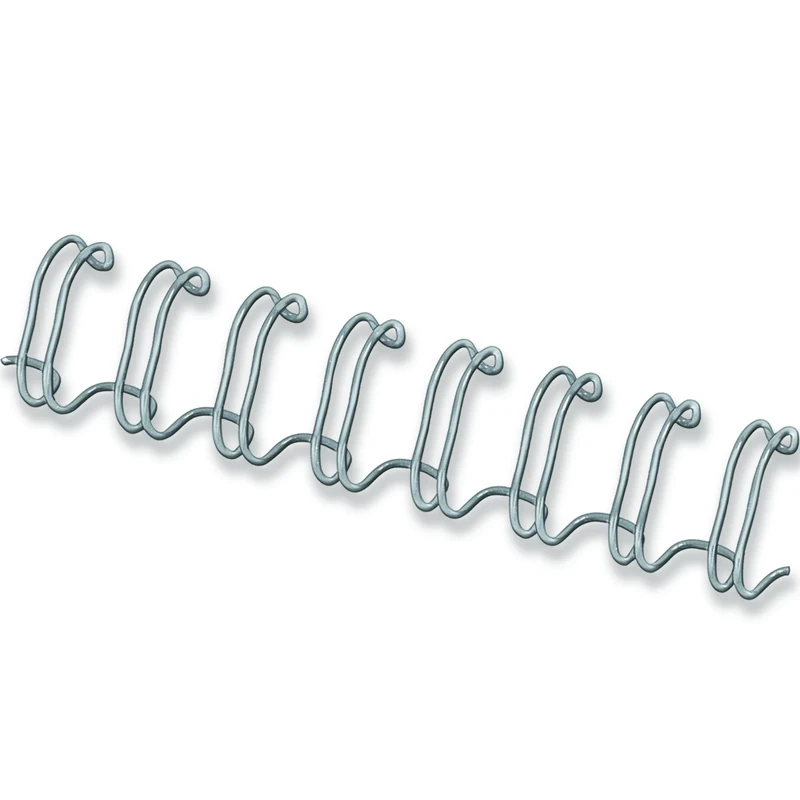 Fellowes 12mm Wire Binding Combs, 100 Pack - Silver
