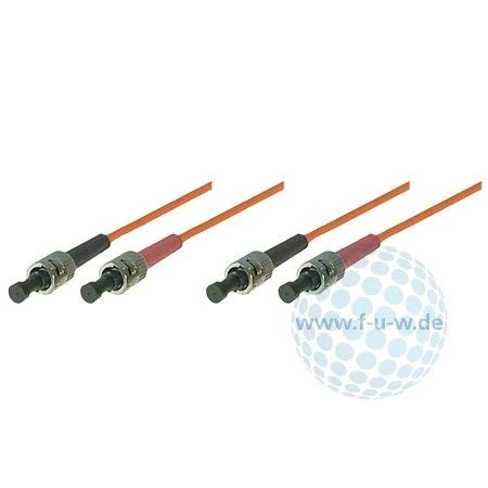 Tecline 75805 OM2 Fibre-Optic Cable (50/125 µm, 5.0 m) Orange