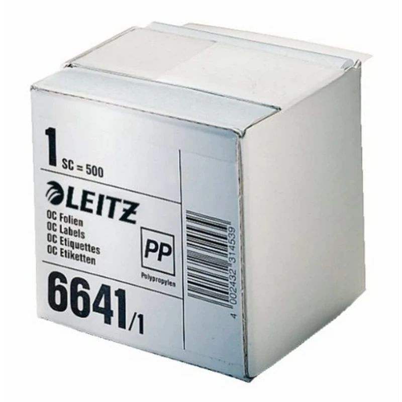 Leitz 66411000 Schutzfolienschild on A Roll/Self Adhesive 500 Pieces Transparent