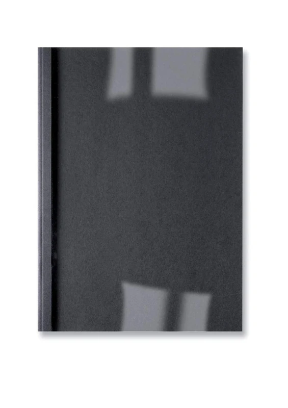 GBC LinenWeave Thermal Binding Covers, 3mm, 30 Sheet Capacity, A4, Black, Pack of 100, IB386015