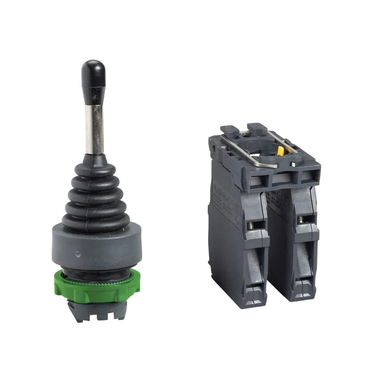 Schneider Electric joystick controller Ø22 4-direction spring return 1NO per direction