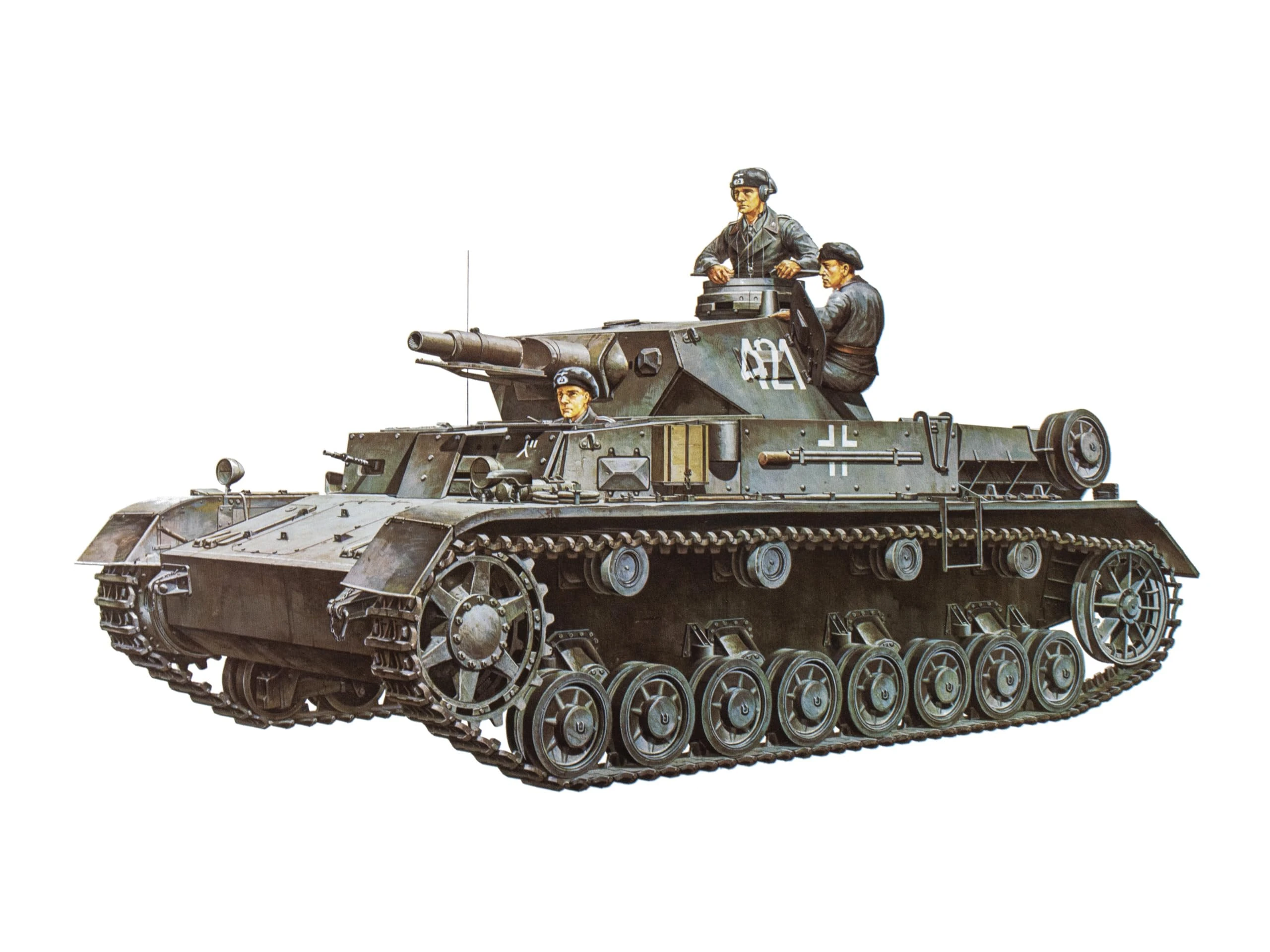 Tamiya Panzerkampfwagen IV Ausf. D 1:35 Plastic Model Assembly Kit