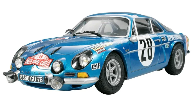 Tamiya 1:24 Renault Alpine A110 '71 Monte Carlo Model Kit - Blue
