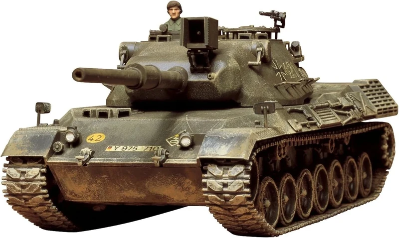 Tamiya 300035064 German Leopard 1 Tank Kit - 1:35 Scale, 267mm