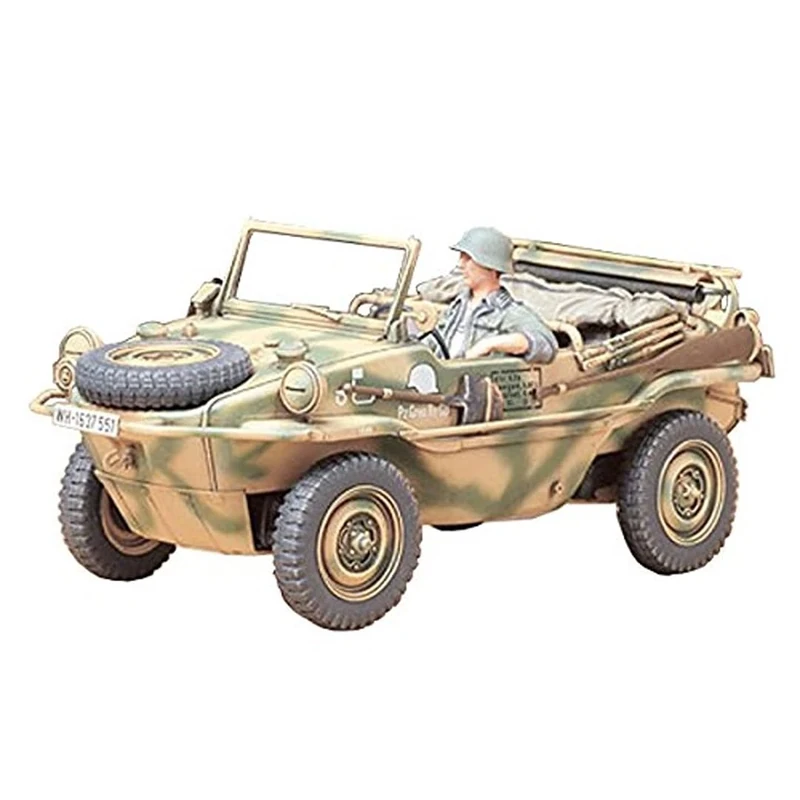 German Schwimmwagen Type 166 WWII 1:35 Military Plastic Model Assembly Kit
