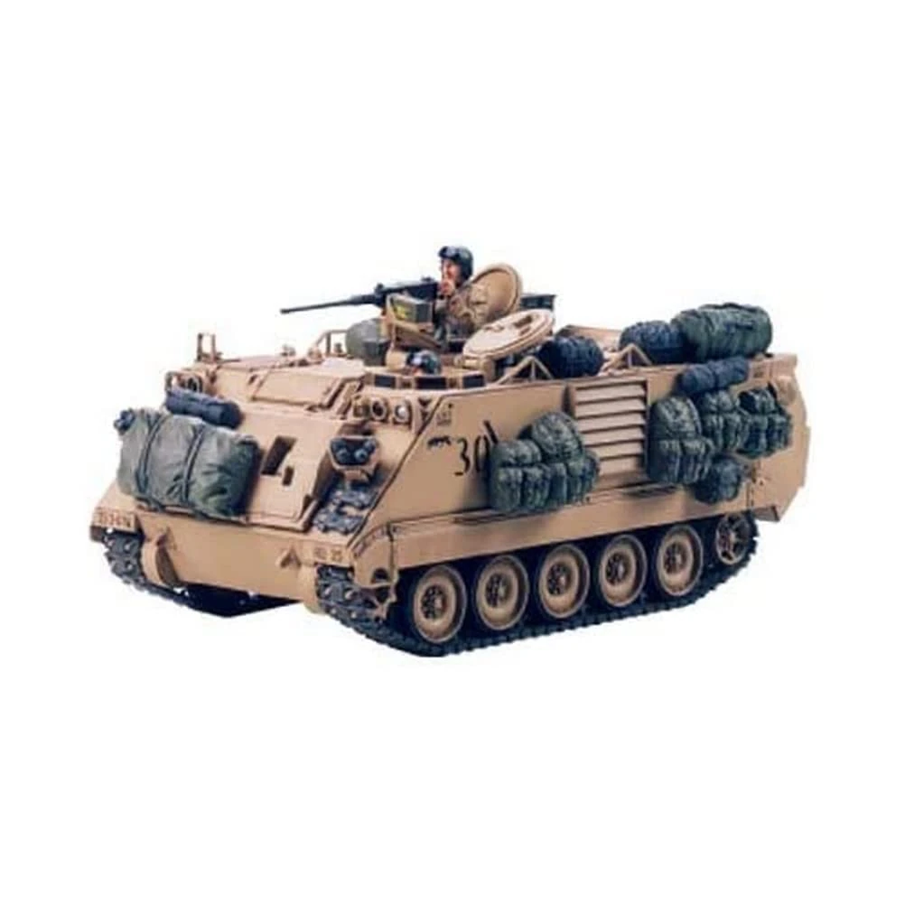 TAMIYA 300035265-1:35 US M113A2 Man Transporter Desert (2), Black