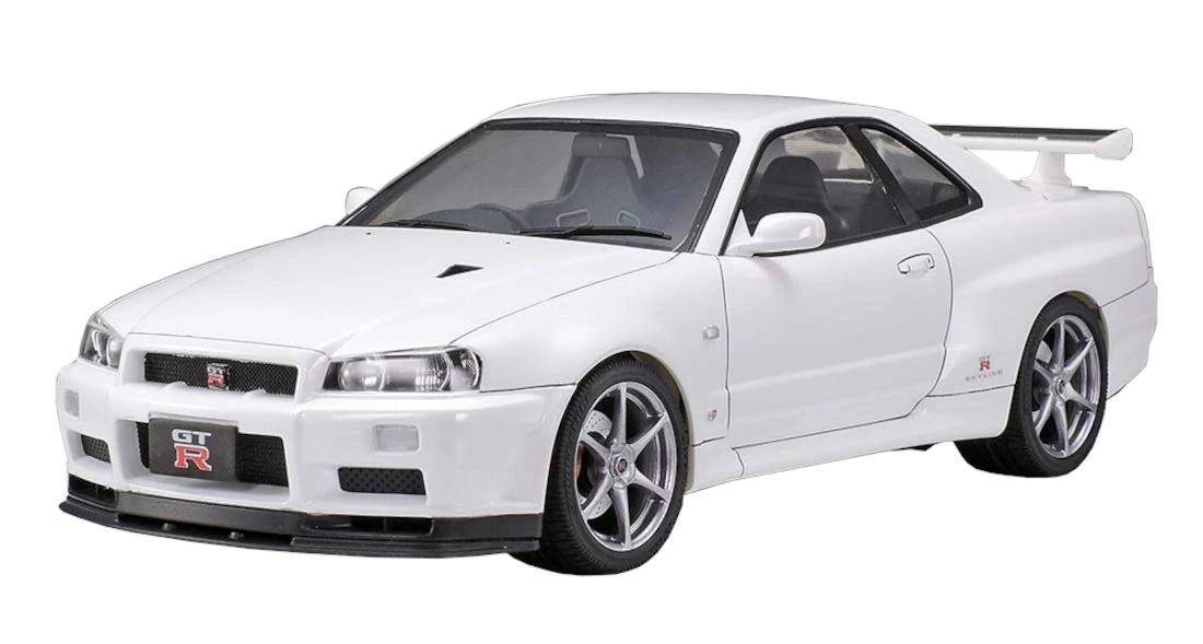 TAMIYA 24258 1:24 Nissan Skyline GT-R R34 V-Spec II - Model Building, Plastic Kit, Hobby, Crafts, Gluing, Model Kit, Model, Plastic Model Building, Medium