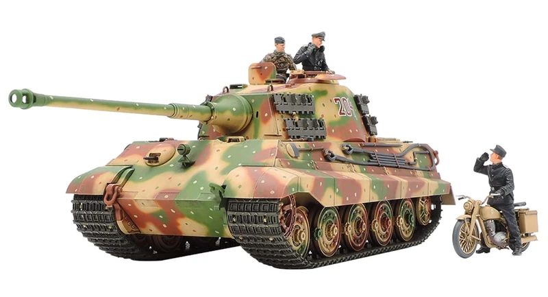 TAMIYA 300035252 German King Tiger II Model Kit, Multi-Coloured