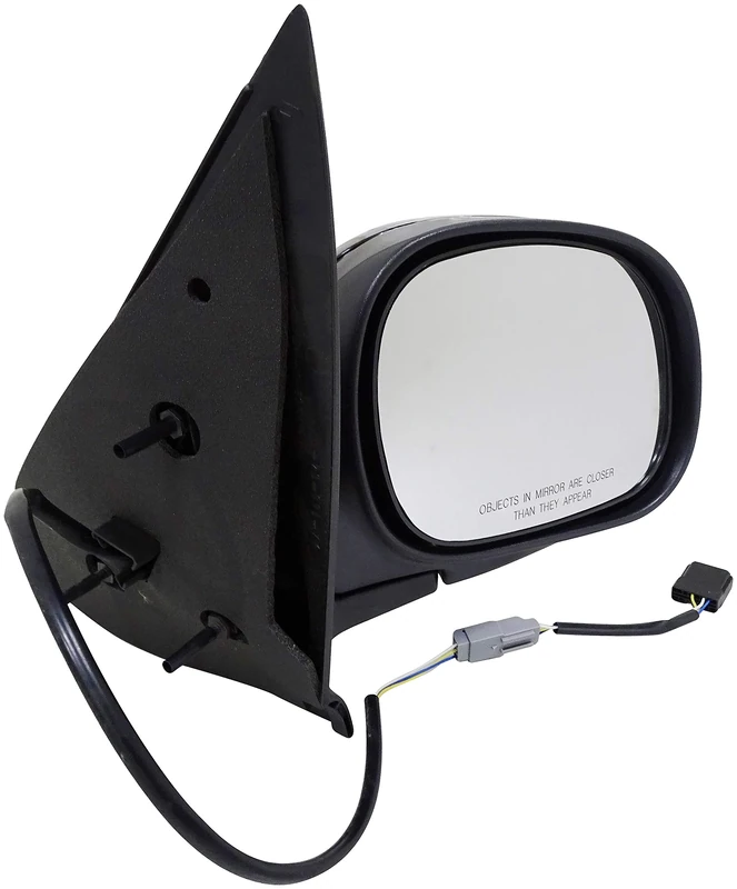 Dorman 955-031 Passenger Side Power Door Mirror - Heated/Folding for Select Ford Models, Black