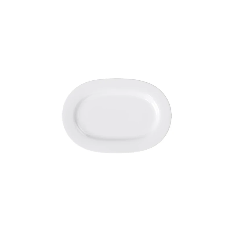 Villeroy & Boch - Royal Oval Plate, Elegant Serving Plate with Raised Edge Made of high Quality Premium Porcelain, Dishwasher Safe, 34 cm