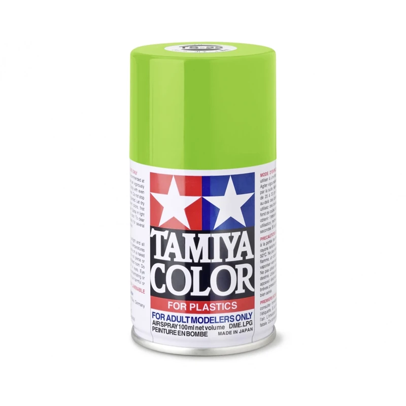 Tamiya Light Green TS-22 Acrylic Spray Paint 100ml - Model Kit Finish