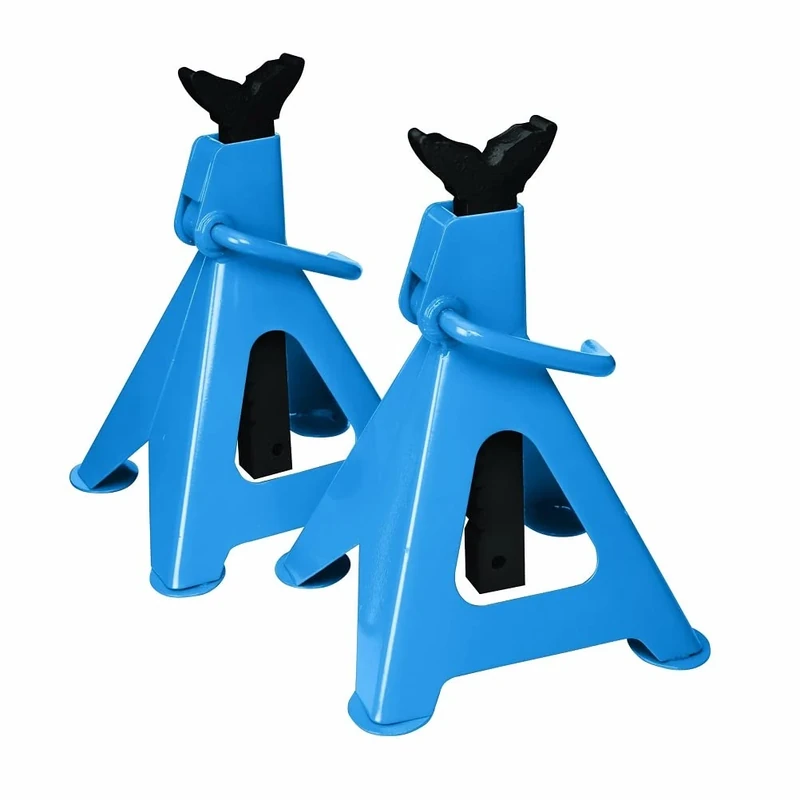 Silverline Axle Stand Set 2pce 6 Tonne (580486), BLUE
