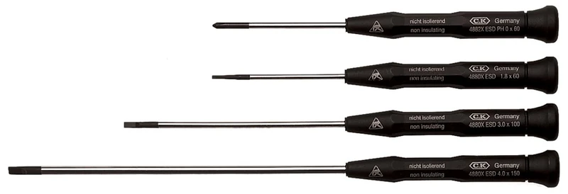C.K T4884X ESD Precision Electronics Slotted/Phillips Screwdriver Set