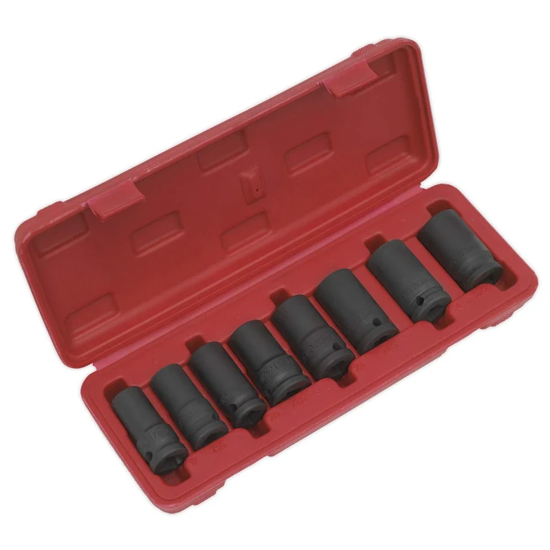 Sealey Sx202 Locking Wheel Nut Removal Set 7Pc 1/2Sq Drive