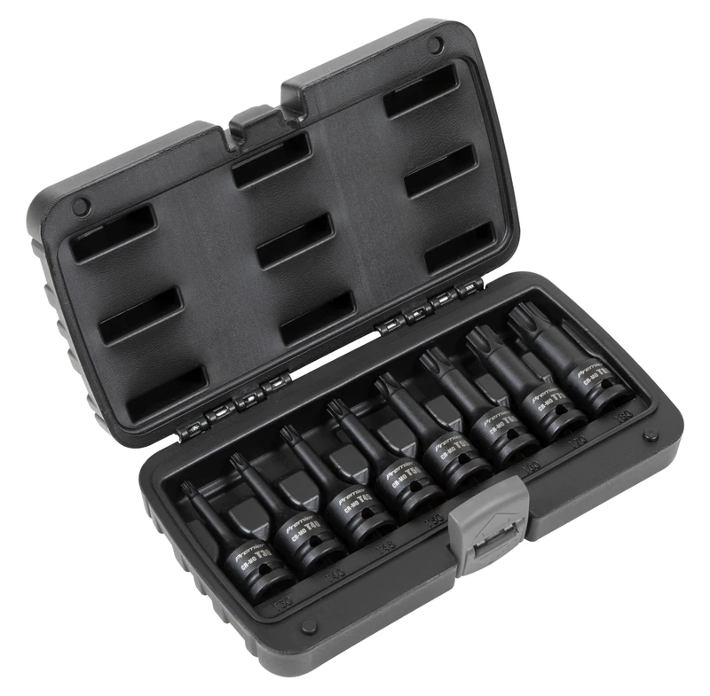 Sealey Ak5602 Impact TRX-Star Socket Bit Set 8Pc 1/2Sq Drive