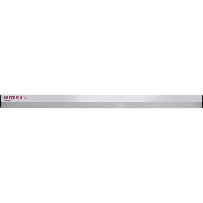 Faithfull FAIFE6FE Aluminium Feather Edge / Staight Edge - Fine Edge 1.8M (6ft)