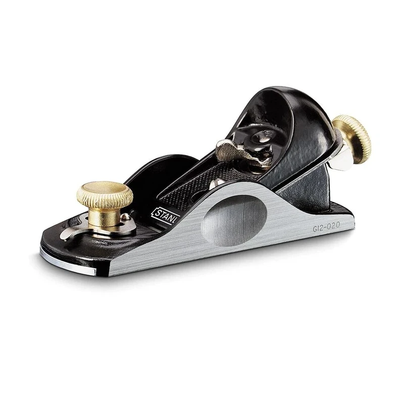 STANLEY 6.1/4" Fully Adjustable Block Plane with Storage Pouch, 5-12-2020