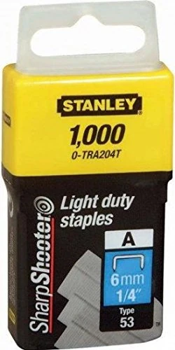 Stanley 0TRA2085T Light-Duty Staple 12mm (5000 Pins)