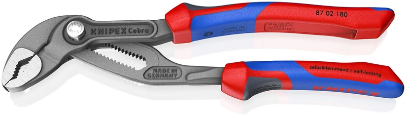 KNIPEX Tools - Cobra Water Pump Pliers, Multi-Component (8702180)