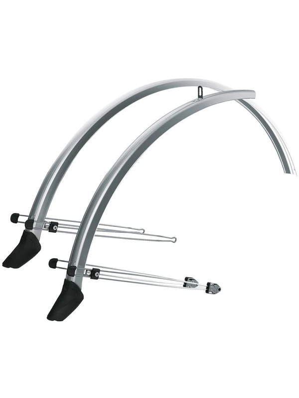 SKS Unisex Adult Commuter Mudguard - Silver, 45 mm/28-Inch