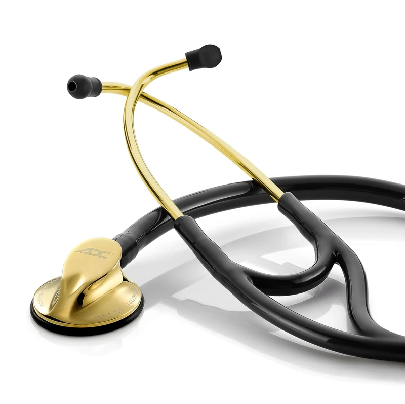 ADC Adscope 600 - Platinum Multifrequency Stethoscope - Gold/Black